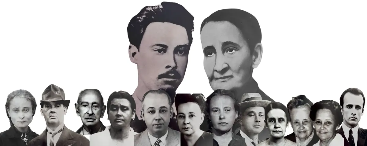 Composição de retratos da família de Eurípedes Barsanulfo