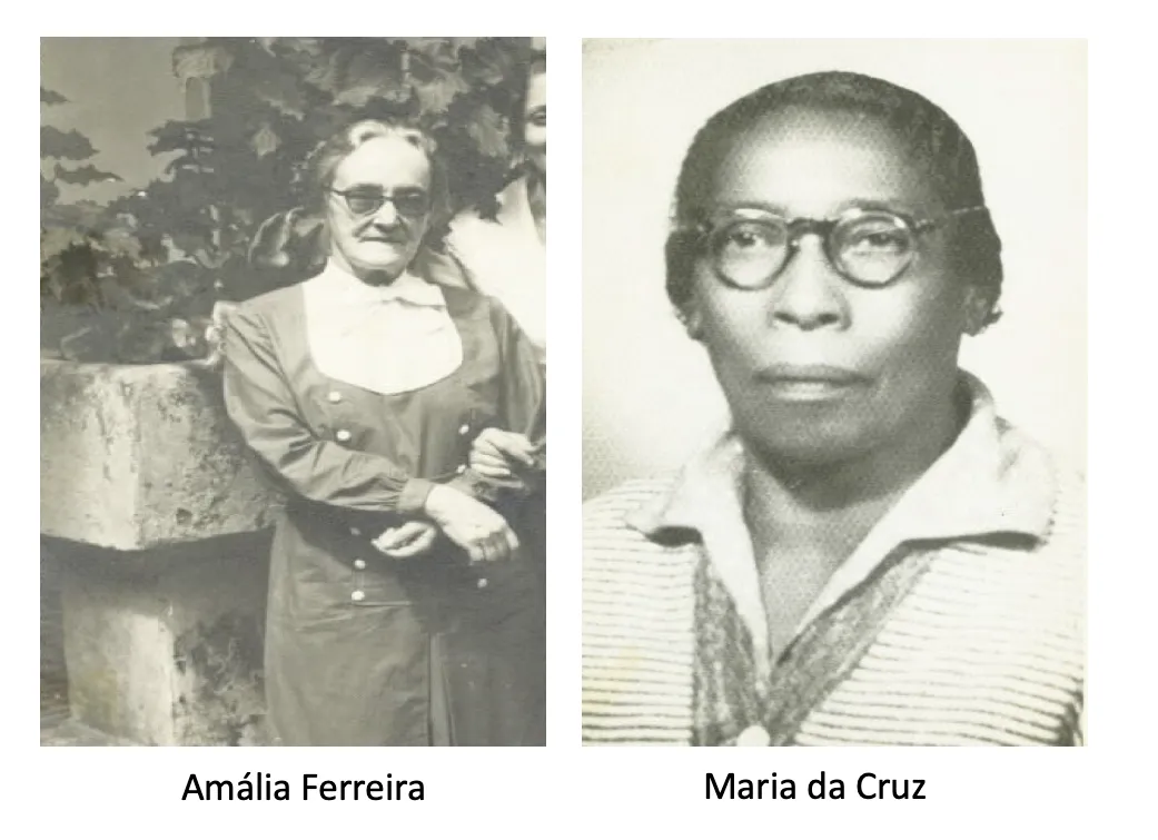 Retratos de Amália Ferreira e Maria da Cruz
